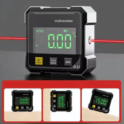 RAK Precision: Digital Vinkelmätare med Dubbel Laser & Magnetfäste
