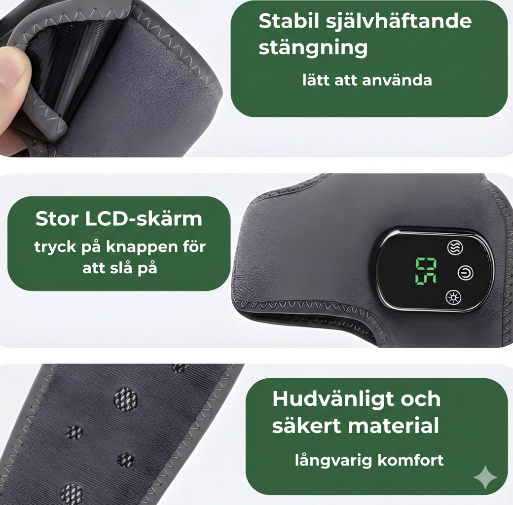 LättaSteg™ – EMS Fotmassage med Triple-Therapy (Värme, Kompression & Massage)