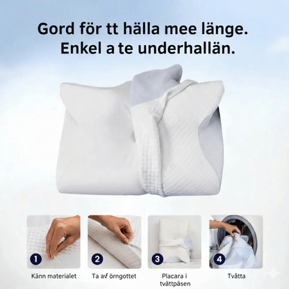 VilaVåg™ Ergonomisk Nackkudde (+ Gratis Extra Örngott & E-bok)