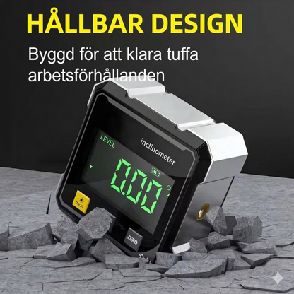 RAK Precision: Digital Vinkelmätare med Dubbel Laser & Magnetfäste