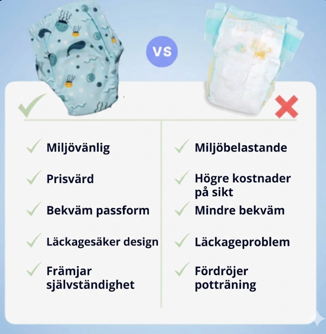 LillaRen Potträningsbyxor (3+2 GRATIS)