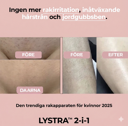 Lystra™ 2-i-1 Kroppsrakapparat